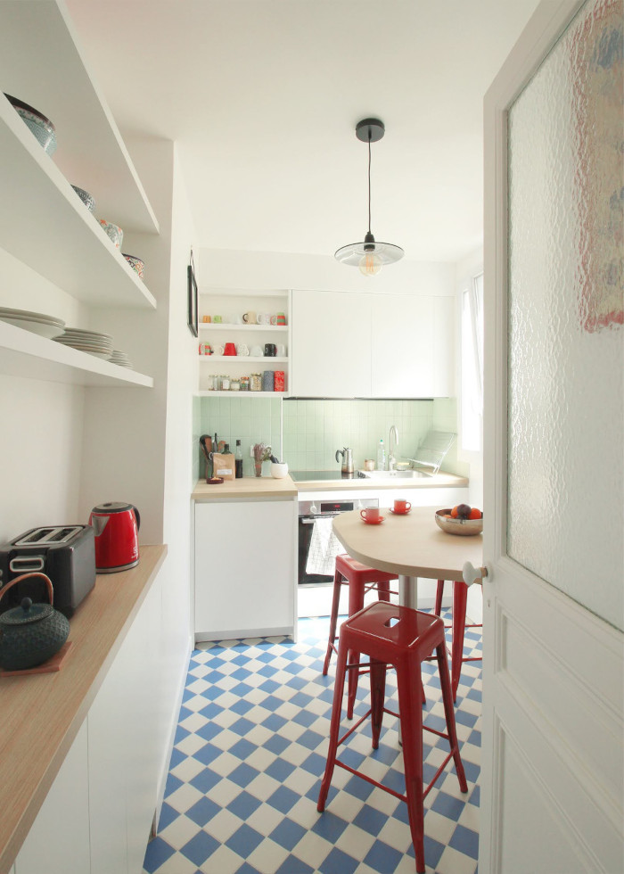 kitchen renovation "le 11ème", Diane Stierli, 2022
